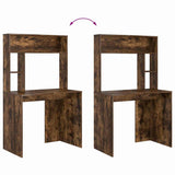 Scrivania Rovere fumé 91 x 50 x 149 cm Legno truciolato