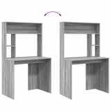 Scrivania Grigio Sonoma 91 x 50 x 149 cm Legno truciolato