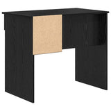 Scrivania Rovere Nero 90 x 49 x 75 cm Legno truciolato
