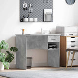 Scrivania Grigio cemento 90 x 49 x 75 cm Legno truciolato