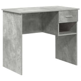 Scrivania Grigio cemento 90 x 49 x 75 cm Legno truciolato