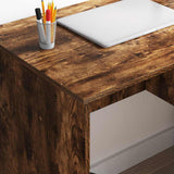 Scrivania Rovere fumé 90 x 49 x 75 cm Legno truciolato
