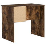 Scrivania Rovere fumé 90 x 49 x 75 cm Legno truciolato