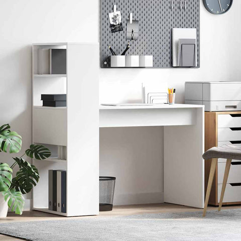 Scrivania Bianco 113 x 54 x 120 cm Legno truciolato