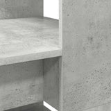 Scrivania Grigio cemento 113 x 54 x 120 cm Legno truciolato