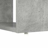 Scrivania Grigio cemento 113 x 54 x 120 cm Legno truciolato