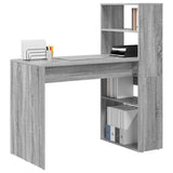 Scrivania Grigio Sonoma 113 x 54 x 120 cm Legno truciolato