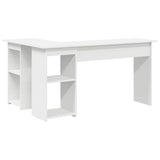 Scrivania Bianco 142 x 102 x 73 cm Legno truciolato