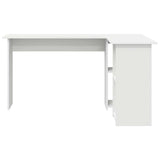 Scrivania Bianco 142 x 102 x 73 cm Legno truciolato