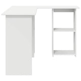 Scrivania Bianco 142 x 102 x 73 cm Legno truciolato