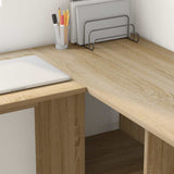 Scrivania Rovere Sonoma 142 x 102 x 73 cm Legno truciolato