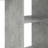 Scrivania Grigio cemento 142 x 102 x 73 cm Legno truciolato
