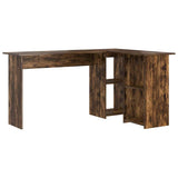 Scrivania Rovere fumé 142 x 102 x 73 cm Legno truciolato