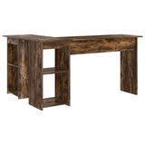 Scrivania Rovere fumé 142 x 102 x 73 cm Legno truciolato