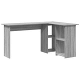 Scrivania Grigio Sonoma 142 x 102 x 73 cm Legno truciolato