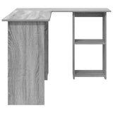 Scrivania Grigio Sonoma 142 x 102 x 73 cm Legno truciolato