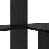 Scrivania Rovere Nero 131,5 x 50 x 106,5 cm Legno truciolato