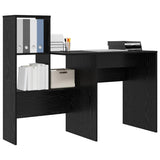 Scrivania Rovere Nero 131,5 x 50 x 106,5 cm Legno truciolato