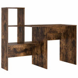 Scrivania Rovere fumé 131,5 x 50 x 106,5 cm Legno truciolato
