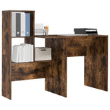Scrivania Rovere fumé 131,5 x 50 x 106,5 cm Legno truciolato