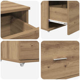 Mobile con Cassetti 55 x 45 x 31 cm Rovere artigianale