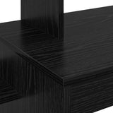 Scrivania Rovere Nero 100 x 40 x 90 cm Legno truciolato