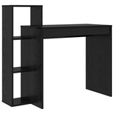 Scrivania Rovere Nero 100 x 40 x 90 cm Legno truciolato