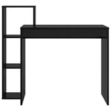 Scrivania Rovere Nero 100 x 40 x 90 cm Legno truciolato
