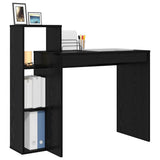 Scrivania Rovere Nero 100 x 40 x 90 cm Legno truciolato