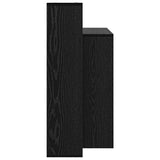 Scrivania Rovere Nero 100 x 40 x 90 cm Legno truciolato