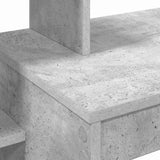 Scrivania Grigio cemento 100 x 40 x 90 cm Legno truciolato