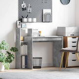 Scrivania Grigio cemento 100 x 40 x 90 cm Legno truciolato