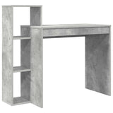 Scrivania Grigio cemento 100 x 40 x 90 cm Legno truciolato