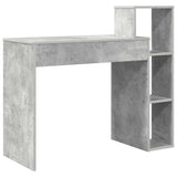 Scrivania Grigio cemento 100 x 40 x 90 cm Legno truciolato