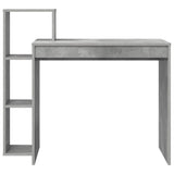 Scrivania Grigio cemento 100 x 40 x 90 cm Legno truciolato