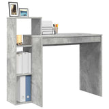 Scrivania Grigio cemento 100 x 40 x 90 cm Legno truciolato