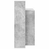 Scrivania Grigio cemento 100 x 40 x 90 cm Legno truciolato