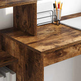 Scrivania Rovere fumé 100 x 40 x 90 cm Legno truciolato