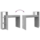 Scrivania Grigio Sonoma 100 x 40 x 90 cm Legno truciolato