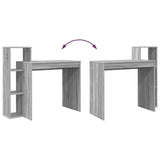 Scrivania Grigio Sonoma 100 x 40 x 90 cm Legno truciolato