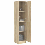 Highboard rovere sonoma 35 x 39 x 168 cm Legno truciolato