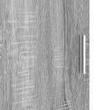 Highboard Grigio sonoma 35 x 39 x 168 cm Legno truciolato