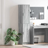 Highboard Grigio sonoma 35 x 39 x 168 cm Legno truciolato