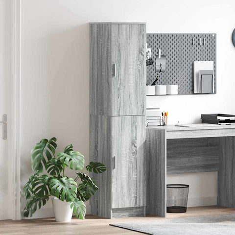 Highboard Grigio sonoma 35 x 39 x 168 cm Legno truciolato