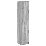 Highboard Grigio sonoma 35 x 39 x 168 cm Legno truciolato