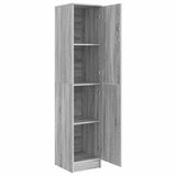 Highboard Grigio sonoma 35 x 39 x 168 cm Legno truciolato