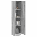 Highboard Grigio sonoma 35 x 39 x 168 cm Legno truciolato