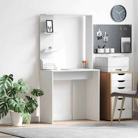 Scrivania Bianco 78,5 x 37 x 154,5 cm Legno truciolato