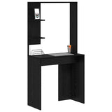 Scrivania Rovere Nero 78,5 x 37 x 154,5 cm Legno truciolato