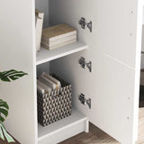 Highboard Bianco 31,5 x 32 x 124 cm Legno truciolato